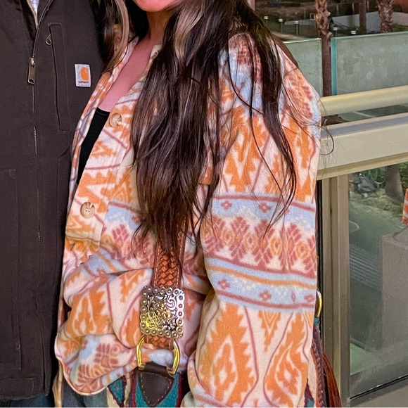 Shero Patterned Jacket with Pockets - Picture 2 of 2